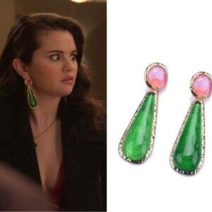 Zara Style Selena Gomez Gold Resin Earrings 🔥🔥🔥✨✨💖
